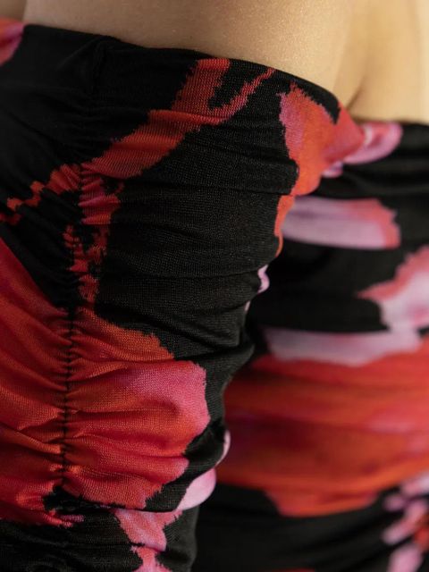 Blumarine draped top - Black