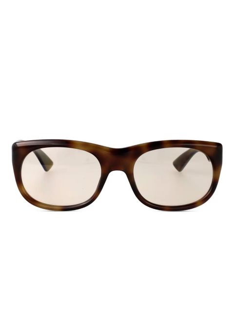 Saint Laurent Eyewear tortoiseshell square-frame sunglasses - Brown - zdjęcie produktu nr 1