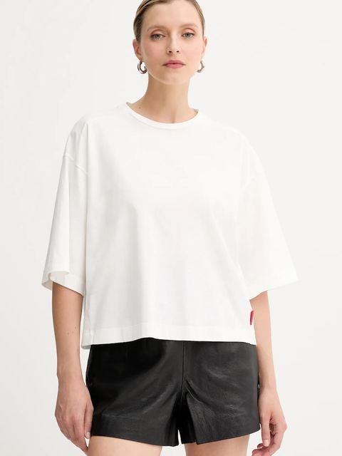 MAX&Co. t-shirt bawełniany damski kolor biały 2526976023200 - zdjęcie produktu nr 1