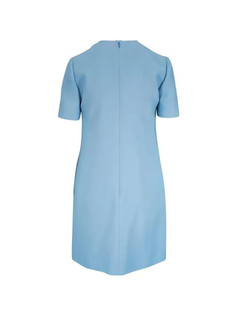 Valentino Garavani bow-detail short-sleeve dress - Blue - zdjęcie produktu nr 2