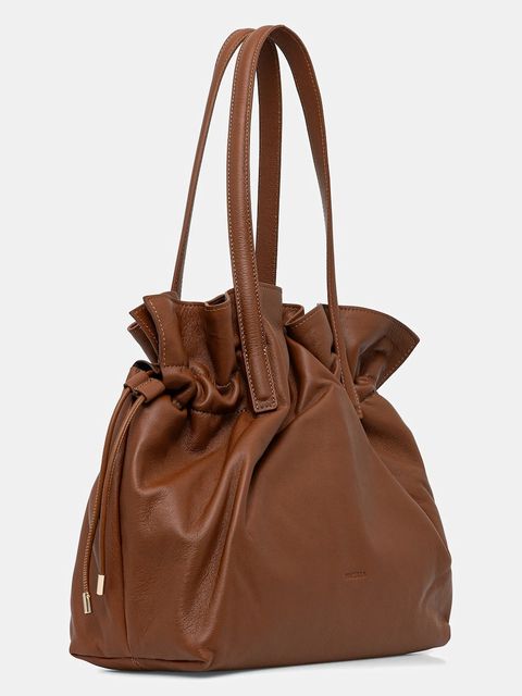 Marella torebka skórzana kolor brązowy 2523519047200 - zdjęcie produktu nr 2