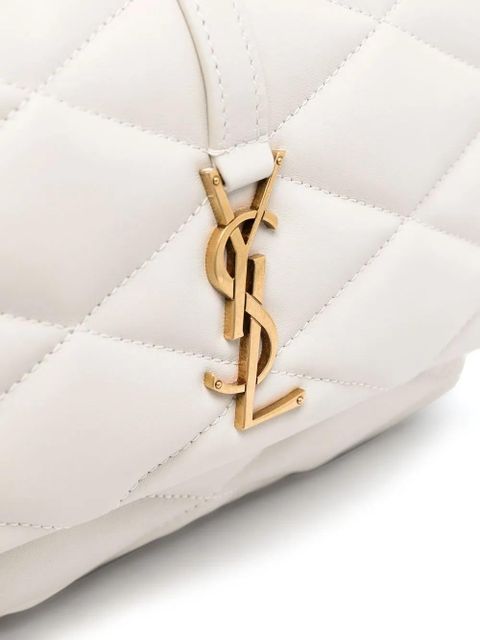 Saint Laurent Le 57 quilted shoulder bag - Neutrals