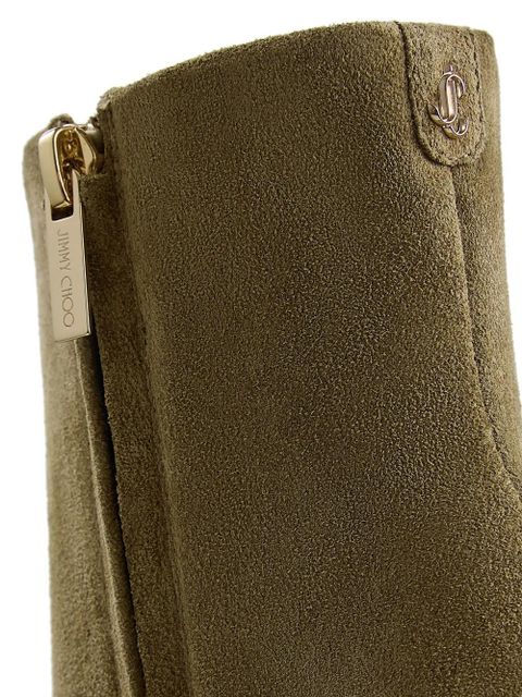 Jimmy Choo 85mm Frankie pointed-toe ankle boots - Green - zdjęcie produktu nr 2