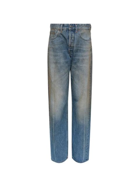 MM6 Maison Margiela straight-leg jeans - Blue - zdjęcie produktu nr 1