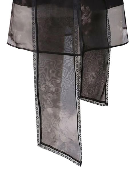 ZIMMERMANN panelled tie-neck top - Black - zdjęcie produktu nr 2