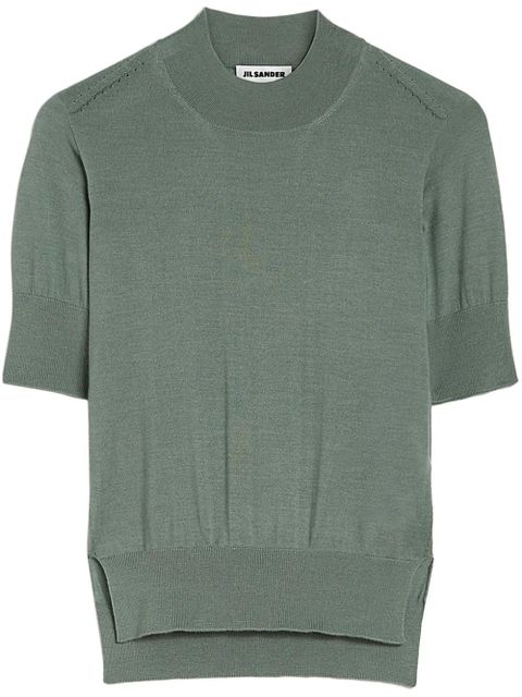 Jil Sander knitted top - Green - zdjęcie produktu nr 1