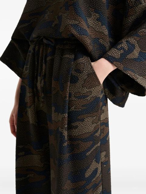 Essentiel Antwerp Itchy camouflage-textured trousers - Brown - zdjęcie produktu nr 2