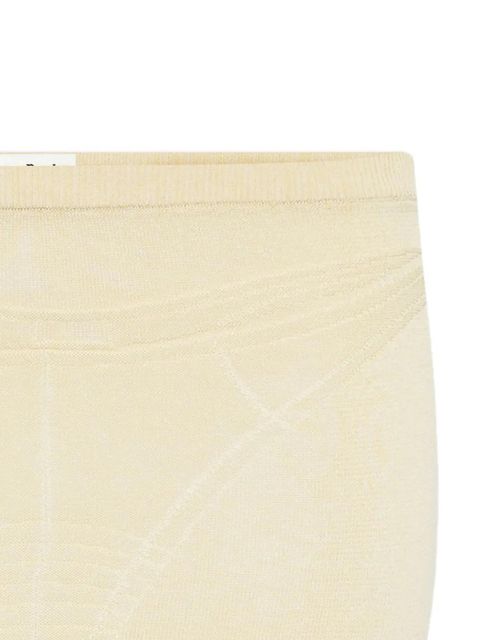 Jean Paul Gaultier links-pattern short skirt - Neutrals - zdjęcie produktu nr 2