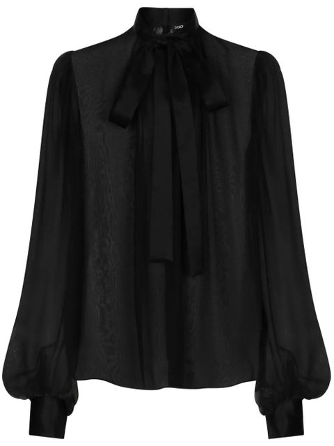 Dolce & Gabbana Halter-neck blouse - Black - zdjęcie produktu nr 1