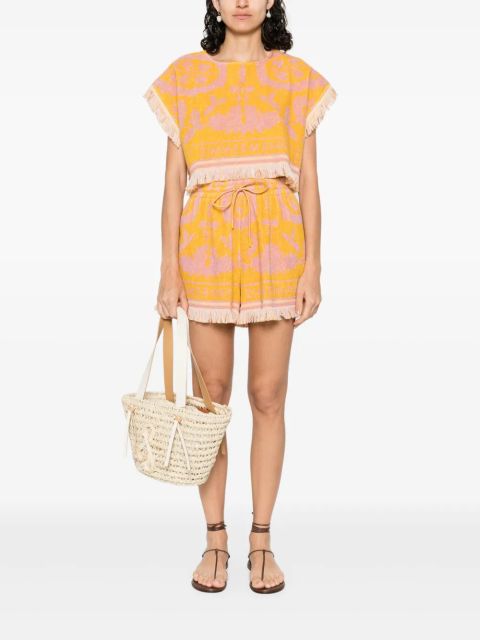 ZIMMERMANN Wylie shorts - Yellow
