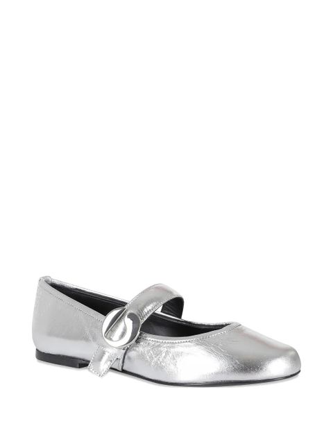Coperni leather ballet flats - Silver - zdjęcie produktu nr 2