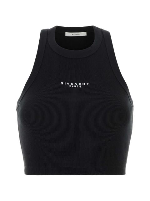 Givenchy ribbed cropped top - Black - zdjęcie produktu nr 1
