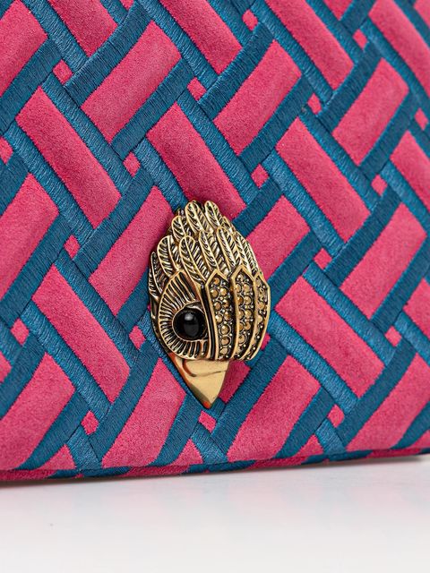 Kurt Geiger London torebka skórzana KENSINGTON kolor różowy 5013557219