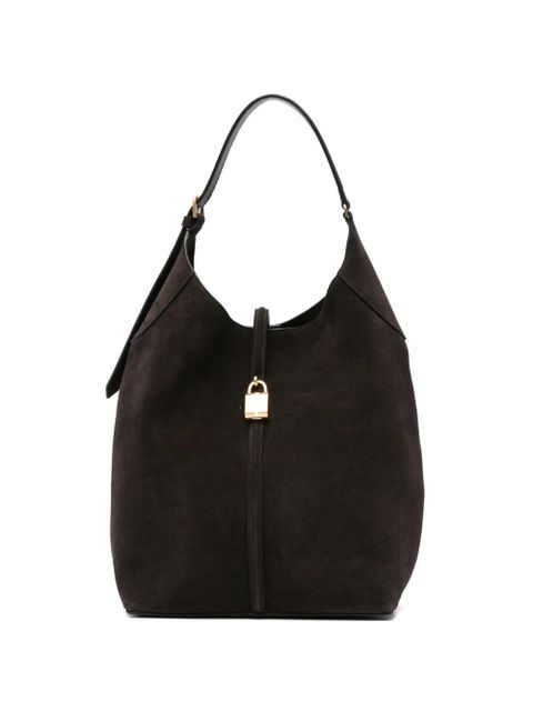 DeMellier large Siena suede bucket bag - Brown - zdjęcie produktu nr 1