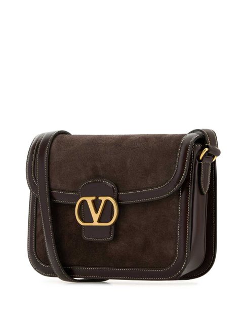 Valentino Garavani leather 9TO5 shoulder bag - Brown