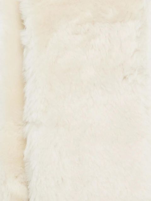 TOTEME shearling scarf - White