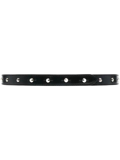Alexander McQueen studded leather belt - Black - zdjęcie produktu nr 1
