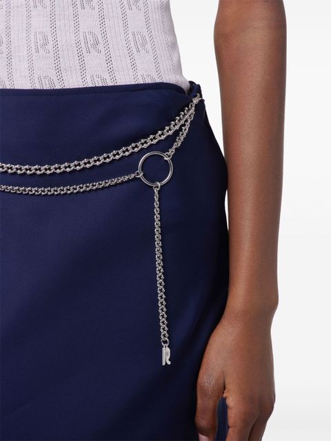 Rabanne chain midi skirt - Blue