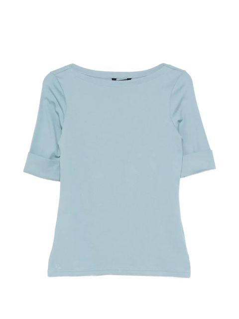 Lauren Ralph Lauren boat-neck T-shirt - Blue - zdjęcie produktu nr 1