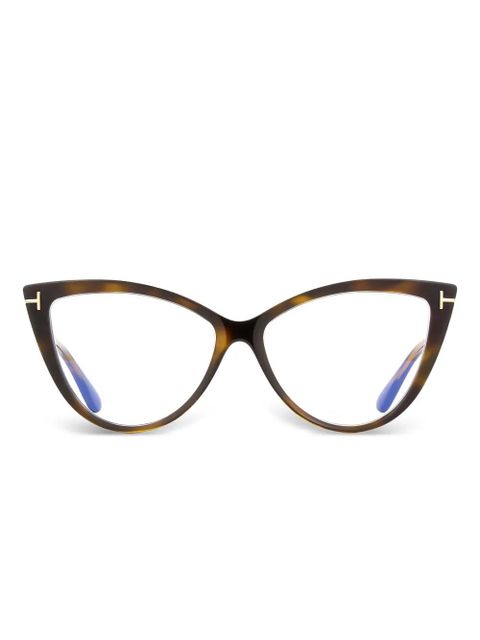 TOM FORD Eyewear cat-eye glasses - Brown - zdjęcie produktu nr 1