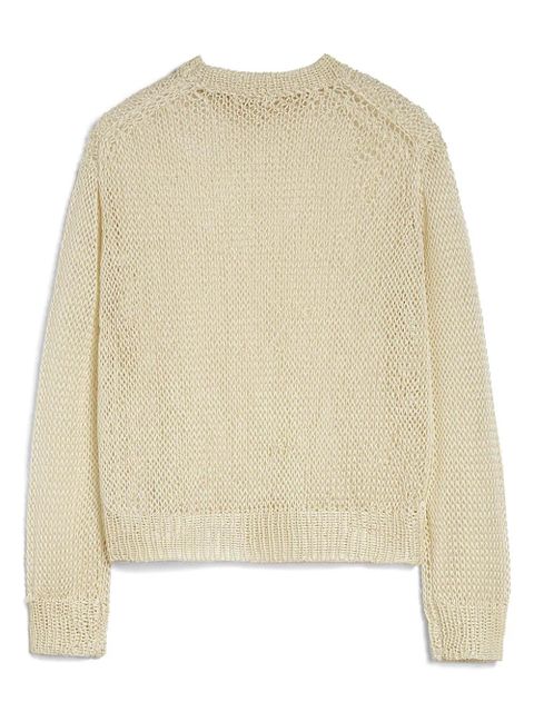 Jil Sander open knit Sweater - Neutrals