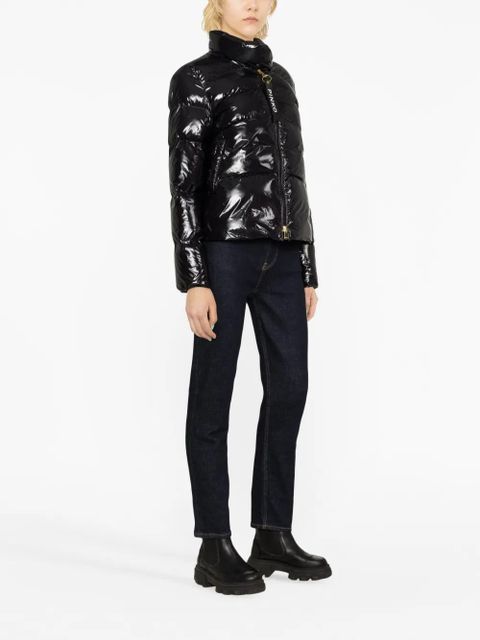 PINKO high-neck puffer jacket - Black