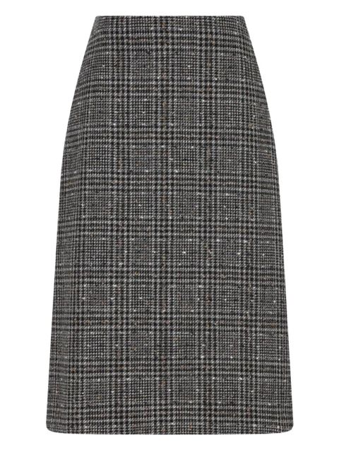 FENDI checked tweed skirt - Grey - zdjęcie produktu nr 1