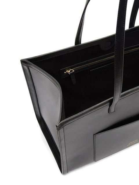 LouLou de Saison Anyla leather tote bag - Black