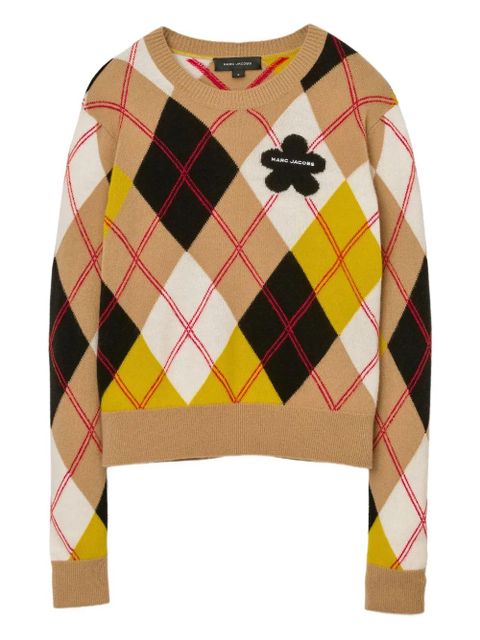 Marc Jacobs flower-embellished sweater - Brown - zdjęcie produktu nr 1