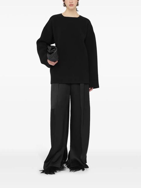 Jil Sander crew neck sweater - Black - zdjęcie produktu nr 2