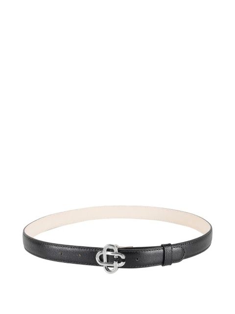 Casablanca logo-buckle belt - Black