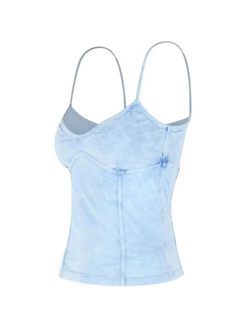 Diesel thin straps washed tank top - Blue