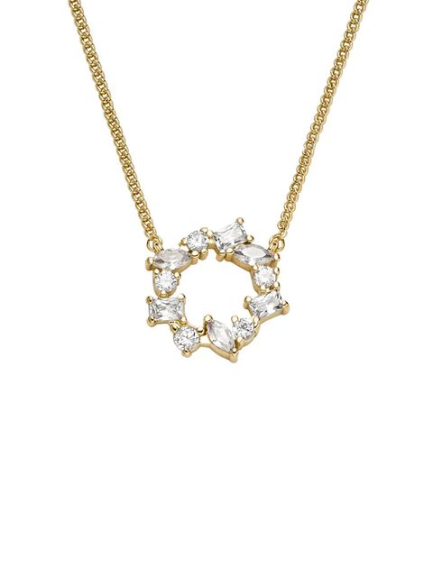 Fossil naszyjnik z zawieszką damski z kryształem Ellis - zdjęcie produktu nr 2