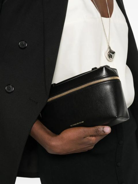 Victoria Beckham top-handle leather cross body bag - Black