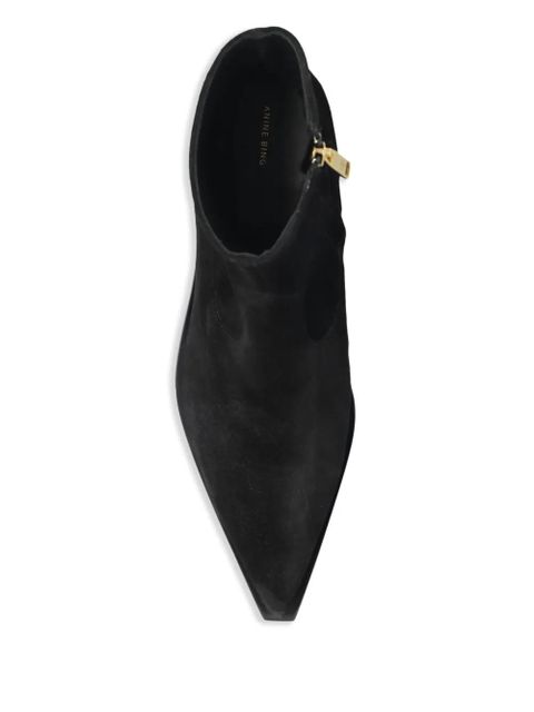 ANINE BING 45mm pointed-toe boots - Black