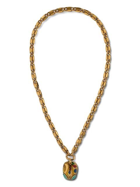 ETRO alien-head curb-chain necklace - Gold - zdjęcie produktu nr 1