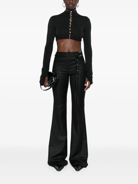 MANURÍ Leyla crop top - Black - zdjęcie produktu nr 2