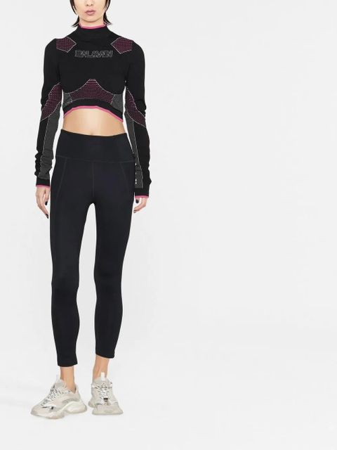 Balmain seamless cropped top - Black - zdjęcie produktu nr 2
