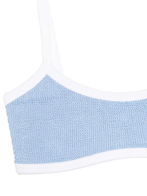 Hunza G Tyler textured bikini - Blue