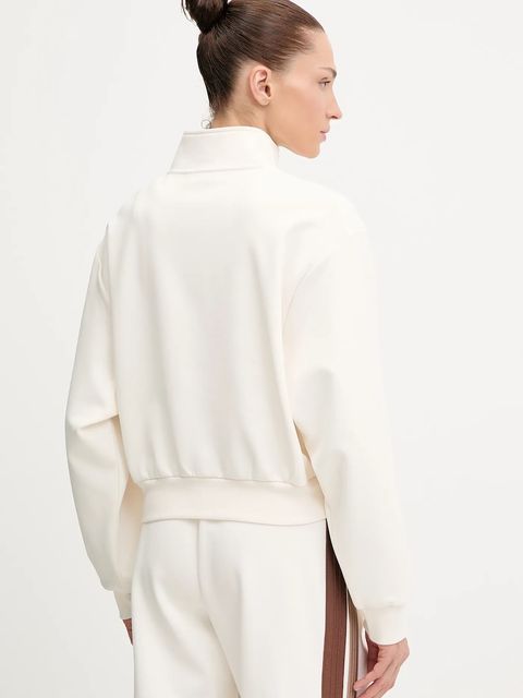 Guess bluza FABIA damska kolor beżowy z aplikacją V5BQ00 KCX22