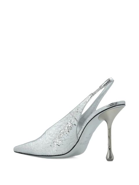 Jimmy Choo isa pointed toe heels pumps - Silver