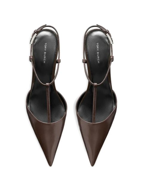 Tory Burch Gigi T-strap wedge - Brown