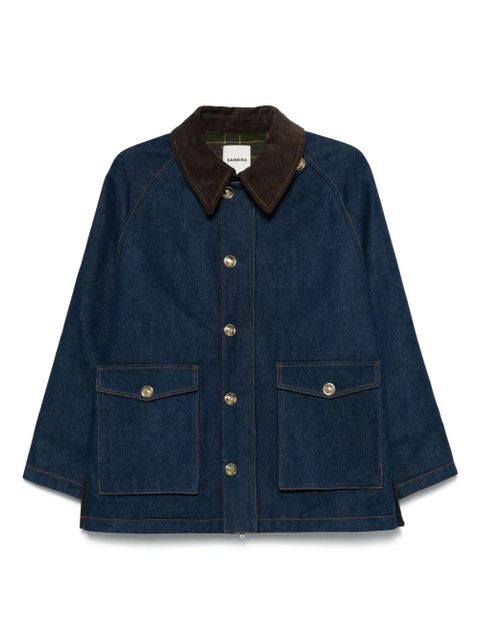 SANDRO denim jacket - Blue - zdjęcie produktu nr 1