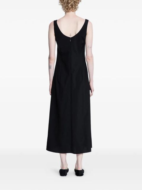 The Row Teza midi dress - Black