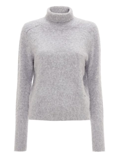 Victoria Beckham Polo neck wool jumper - Grey - zdjęcie produktu nr 1