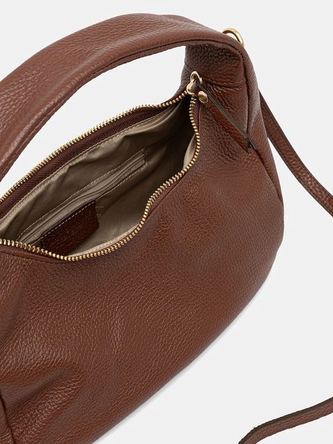 Answear.LAB torebka skórzana kolor brązowy