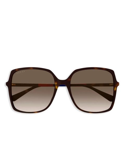 Gucci Eyewear square-frame sunglasses - Brown - zdjęcie produktu nr 1