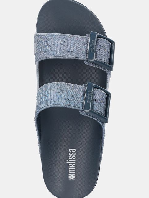 Melissa klapki COZY M LOVER SLIDE DENIM damskie kolor niebieski M 36146