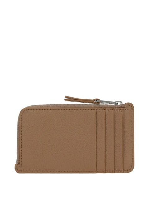 LOEWE grained leather card holder - Brown - zdjęcie produktu nr 2