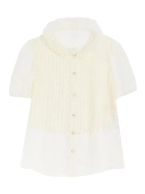 Valentino Garavani chiffon shirt - White - zdjęcie produktu nr 1